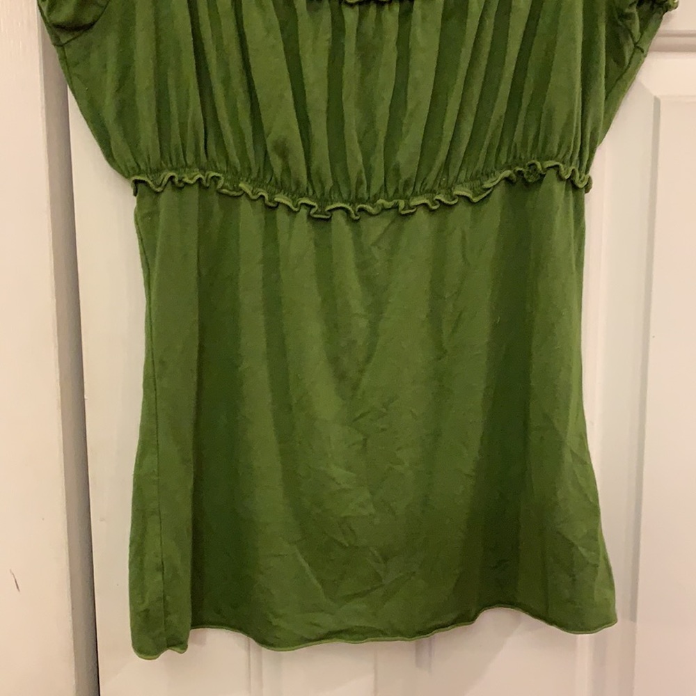 Max Studio By Leon Max Xs Top Green - image 3